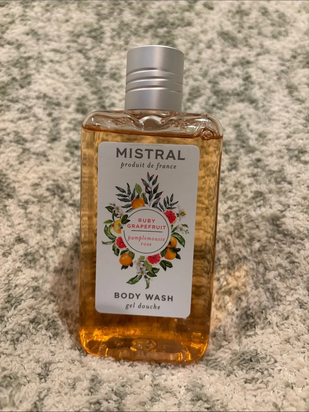 Mistral Ruby Grapefruit Scented Luxury Body Wash NWT 10oz Made in France